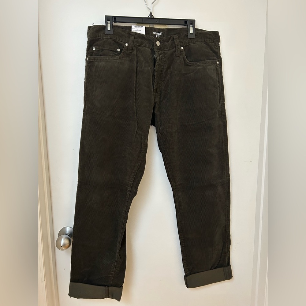 Carhartt WIP Men's Corduroy Pants - Dark Brown
